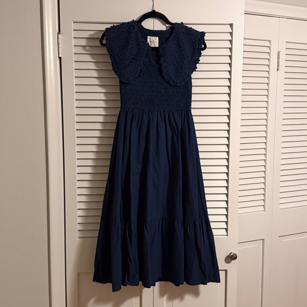 Umgee Navy Midi Dress